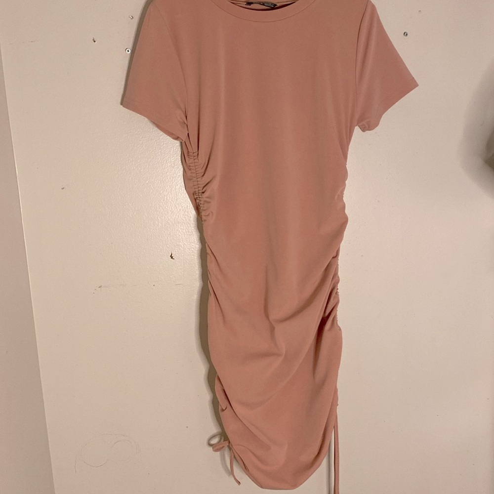light pink long dress